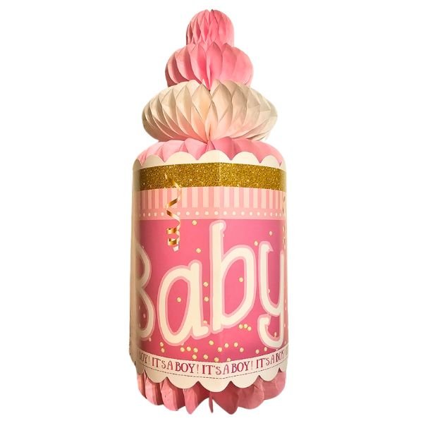 thumbnail image 2 of 9pc Woodland Animal Honeycomb Decorations - Baby Shower & Birthday Party Table Centerpieces 2 of 9