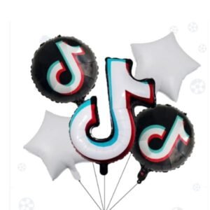5 Pcs Mylar Balloon Happy Birthday