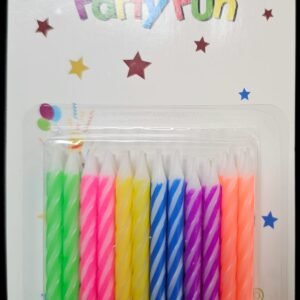 24Pcs | Happy Birthday Colorful Candle,